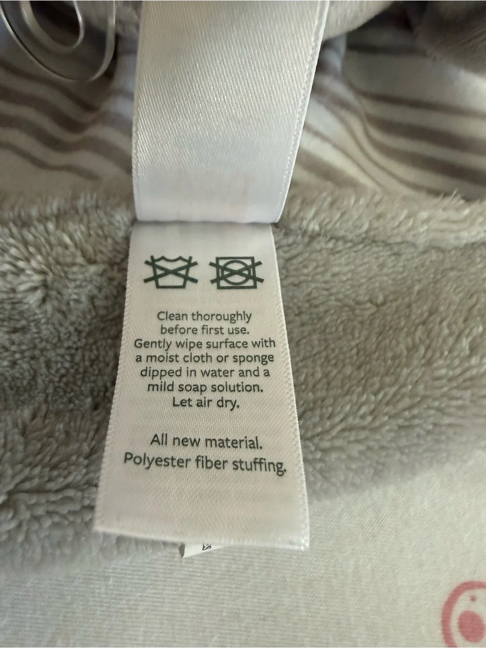 Carter's Gray Plush Koala Security Bib Comforter